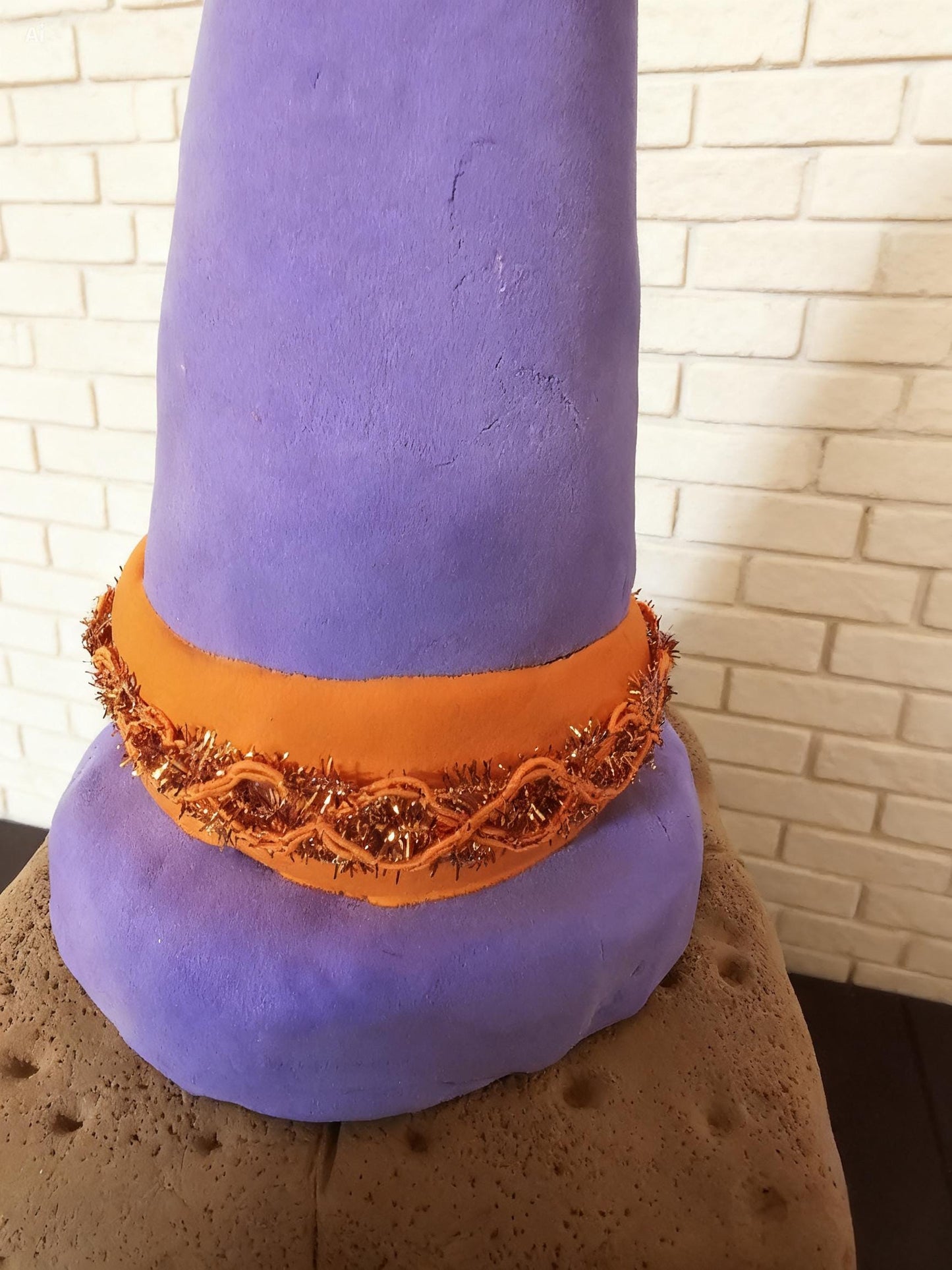 Whimsical Halloween Ghost S'mores Decor | Handmade Spooky Treat Centerpiece with Witch Hat