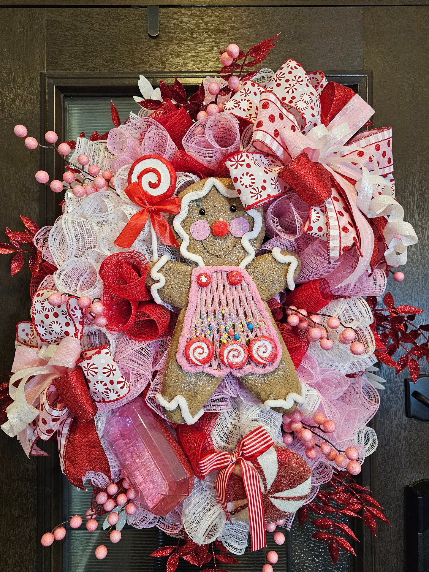 Gingi Girl Christmas Wreath – Sweet Holiday Delight!