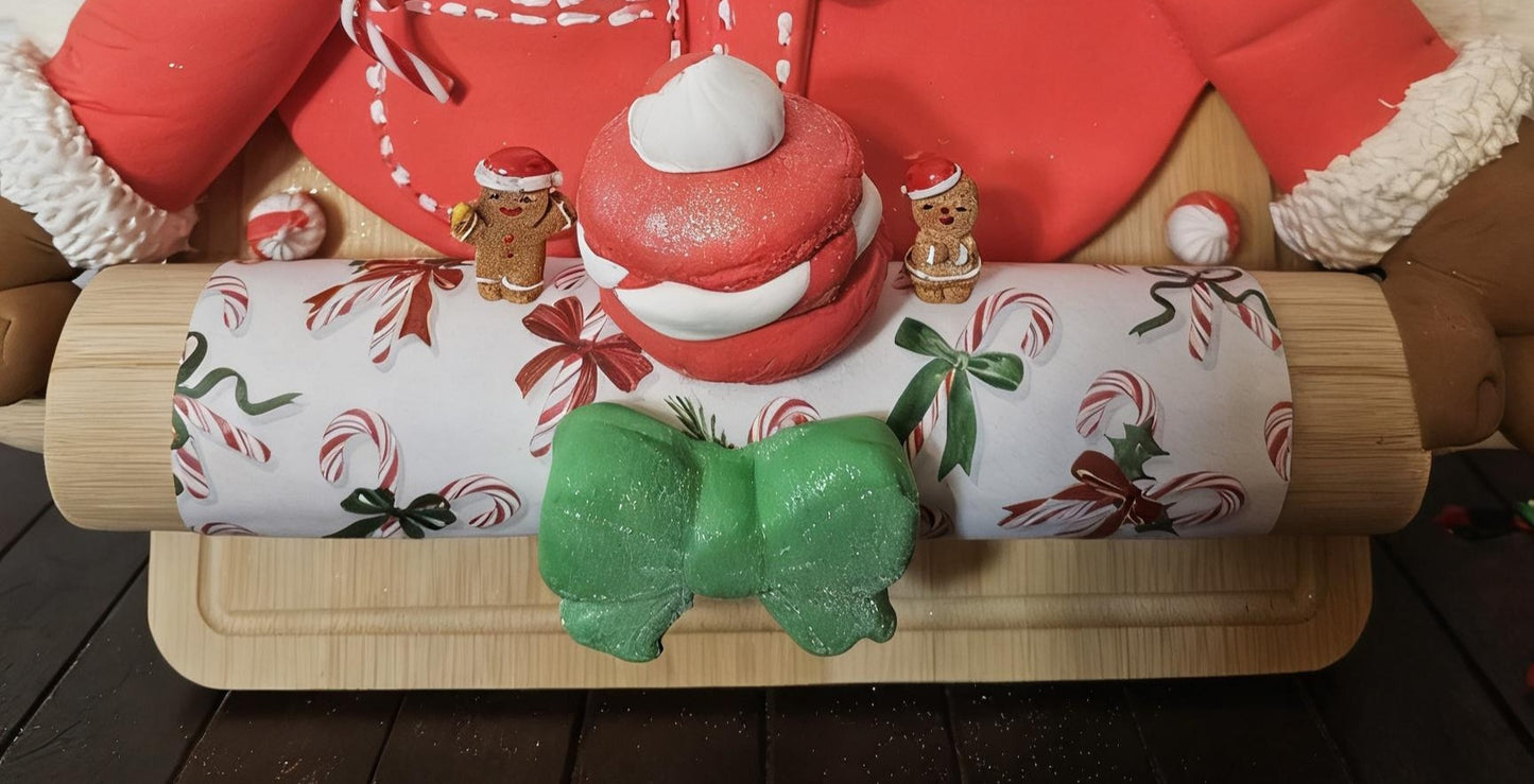 Pre-Order: Santa’s Christmas Kitchen – Handmade Clay Santa Kitchen Décor