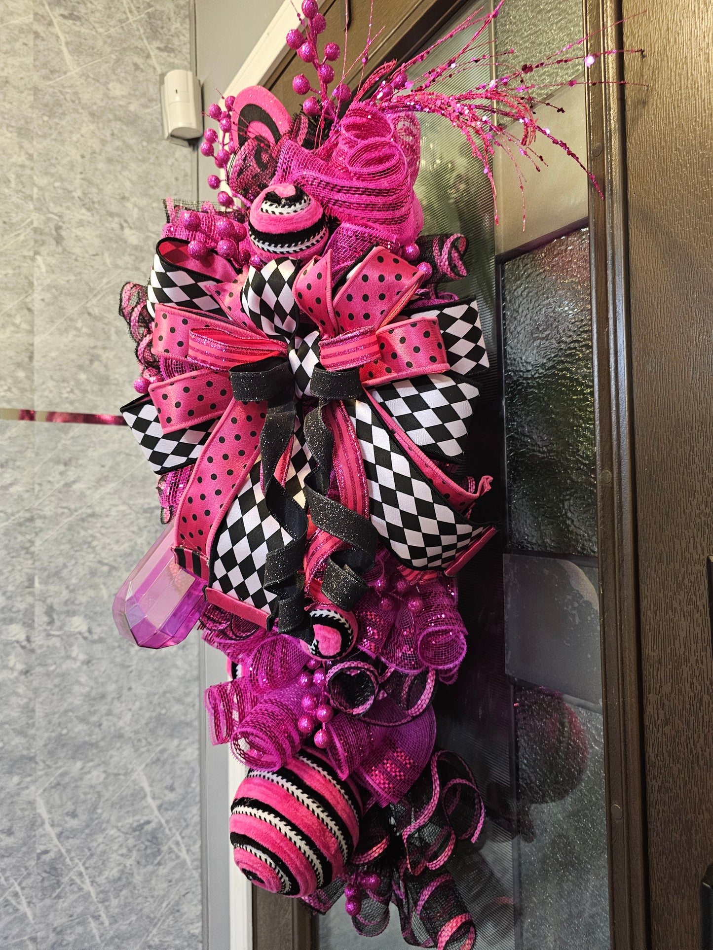 Pink & Black Peppermint Glam Fantasy