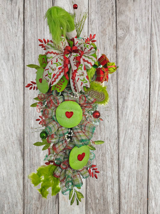 The Green Monster Holiday Swag