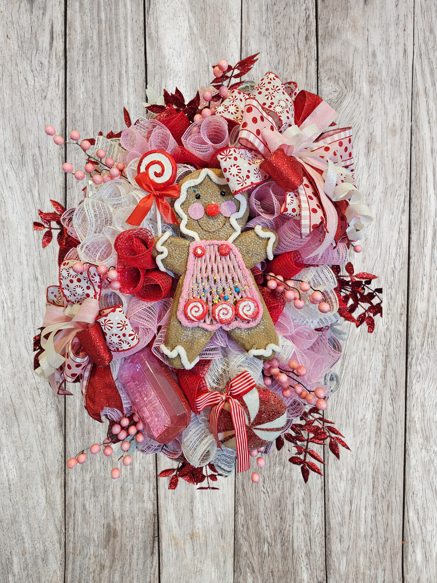 Gingi Girl Christmas Wreath – Sweet Holiday Delight!