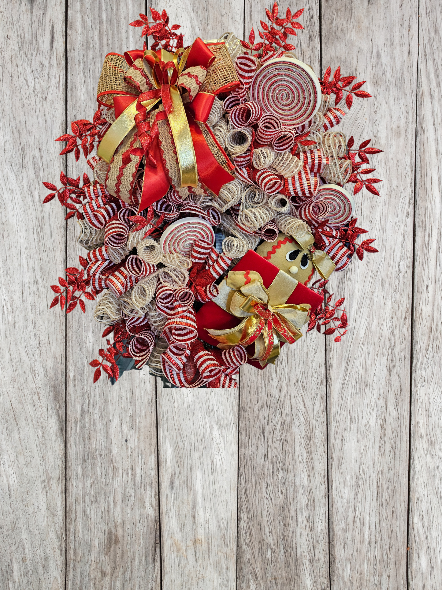 Sweet Holiday Cheer – The “Gingi” Wreath