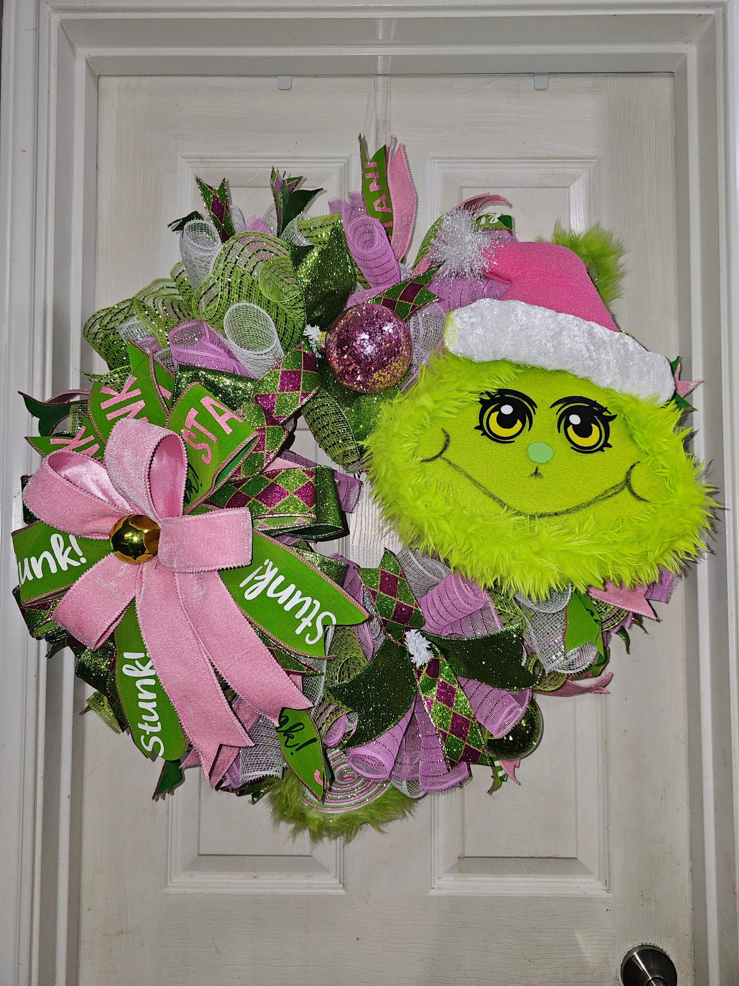 Sassy Grinch Glam Wreath