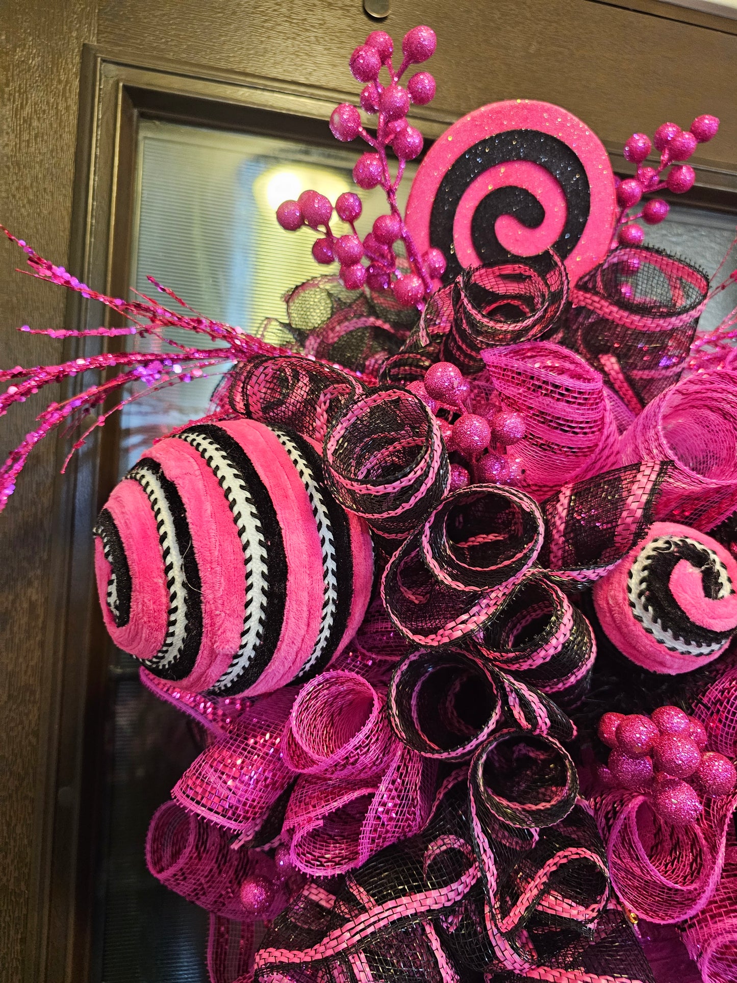 Pink & Black Peppermint Glam Fantasy