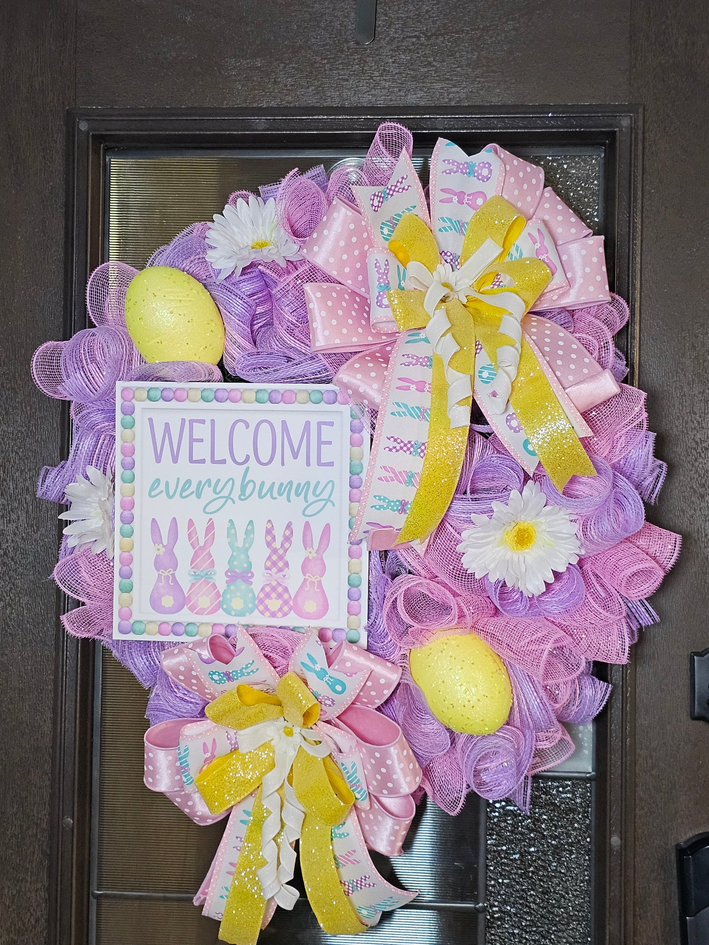 Welcome Everybunny Easter Wreath