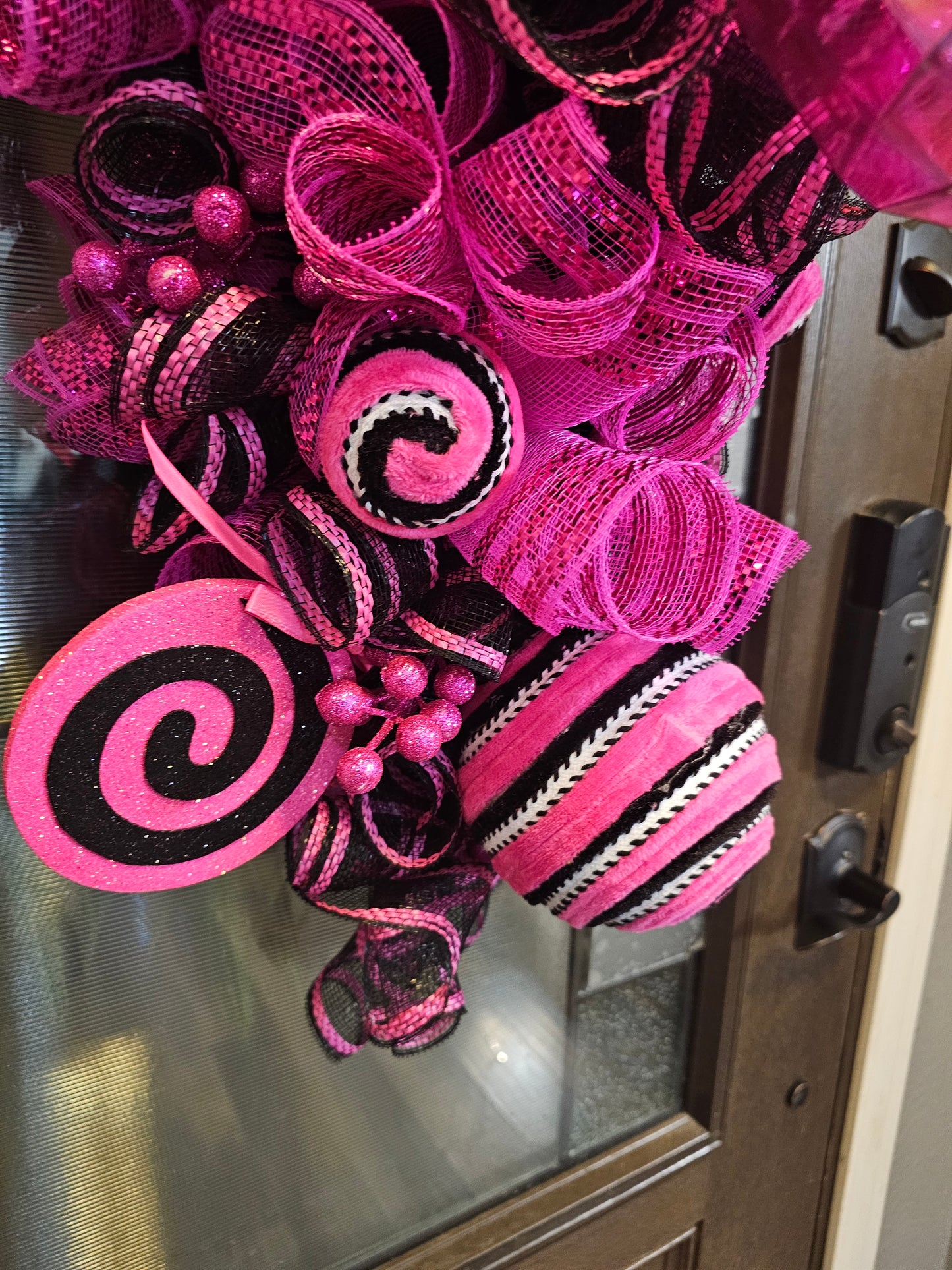 Pink & Black Peppermint Glam Fantasy