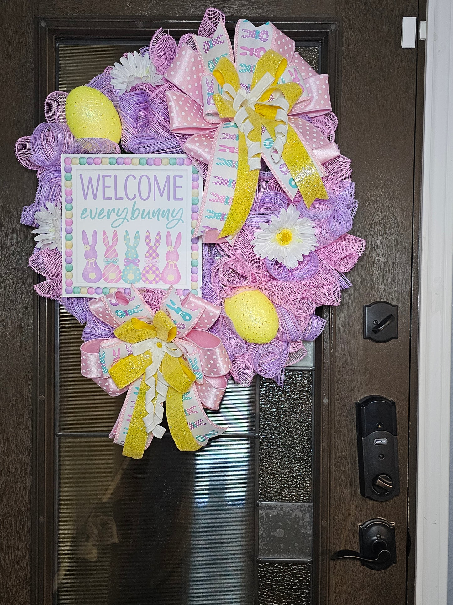 Welcome Everybunny Easter Wreath