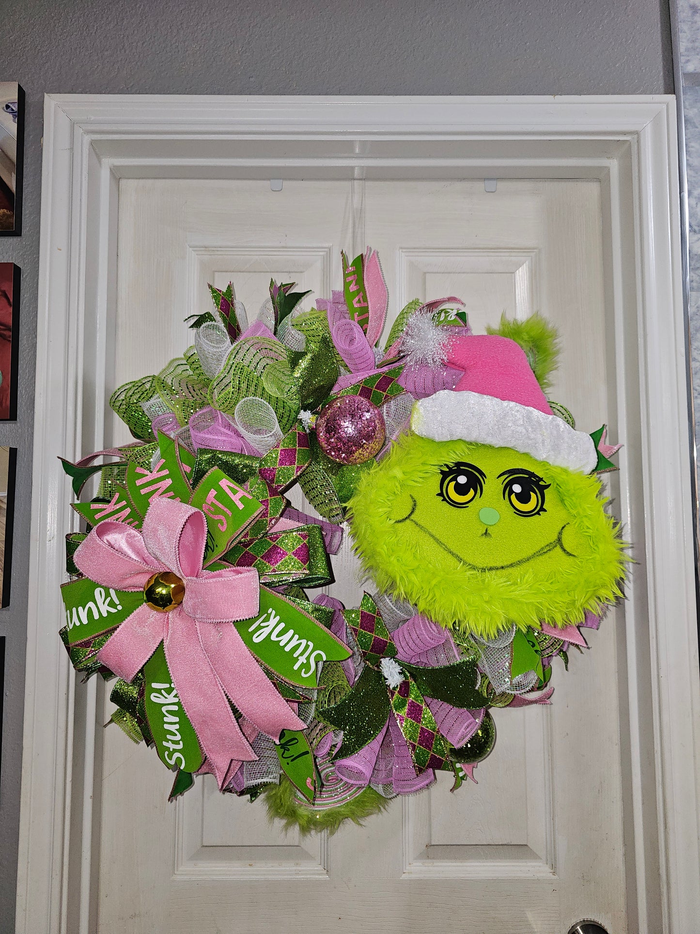 Sassy Grinch Glam Wreath