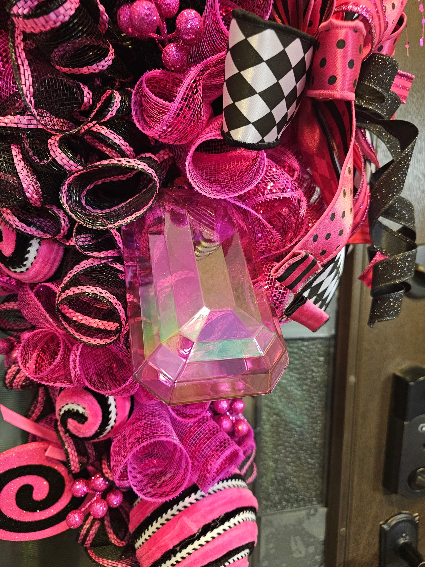 Pink & Black Peppermint Glam Fantasy