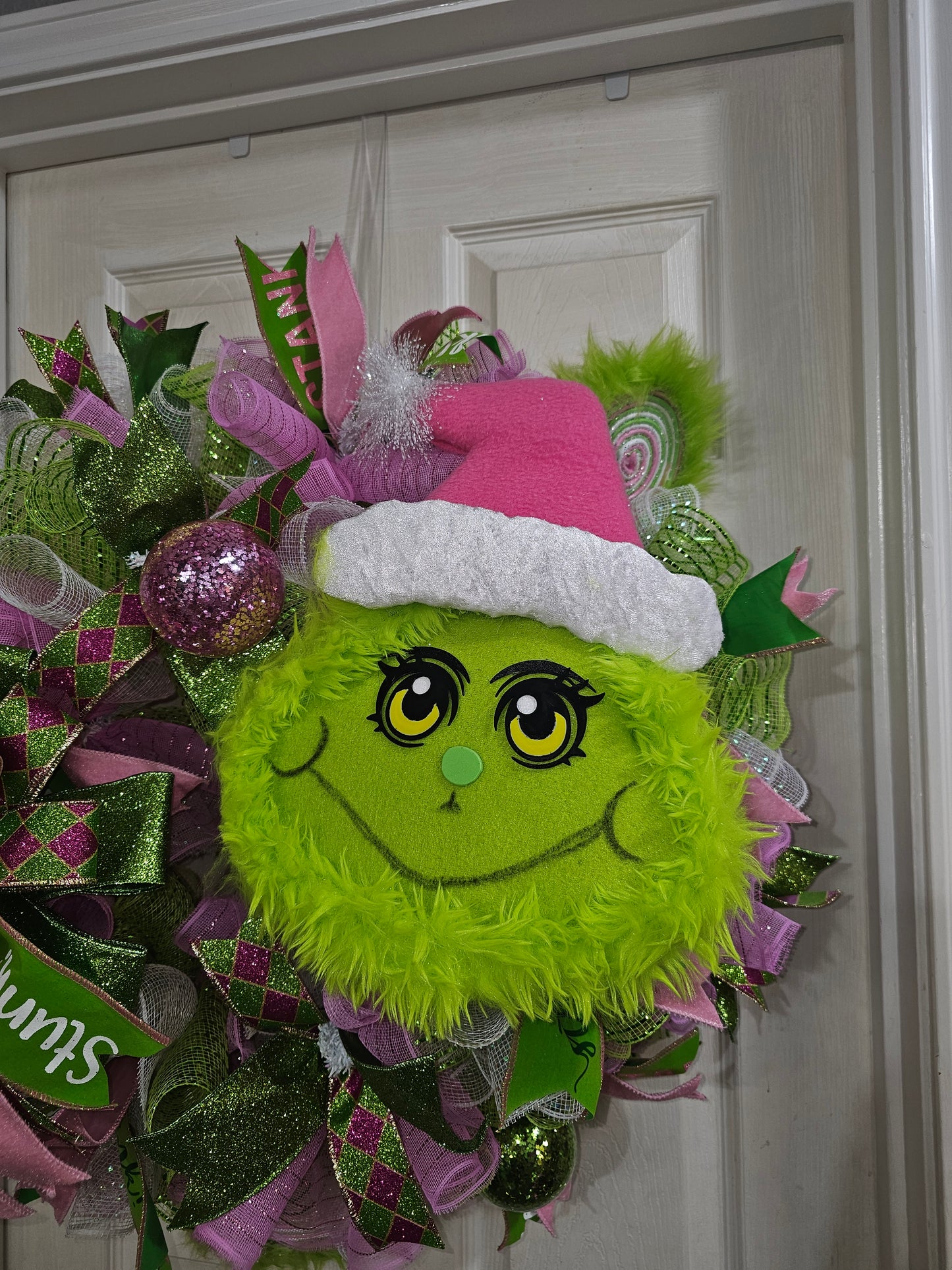 Sassy Grinch Glam Wreath