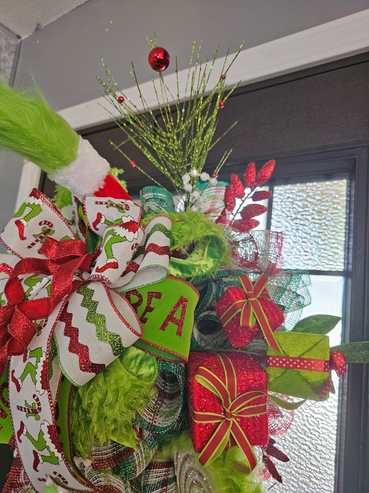 The Green Monster Holiday Swag