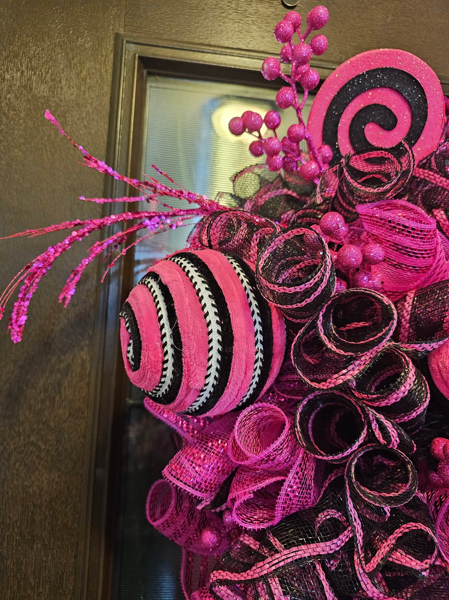 Pink & Black Peppermint Glam Fantasy