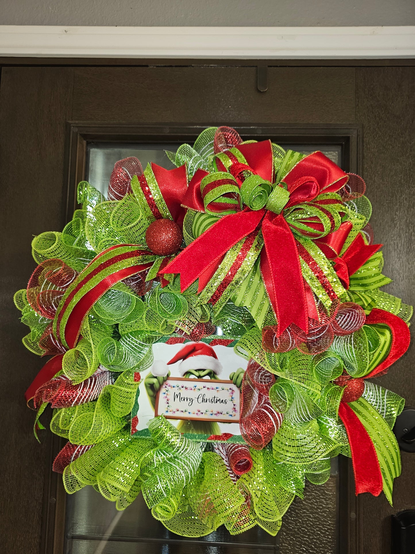 Grinchy Christmas Cheer Wreath