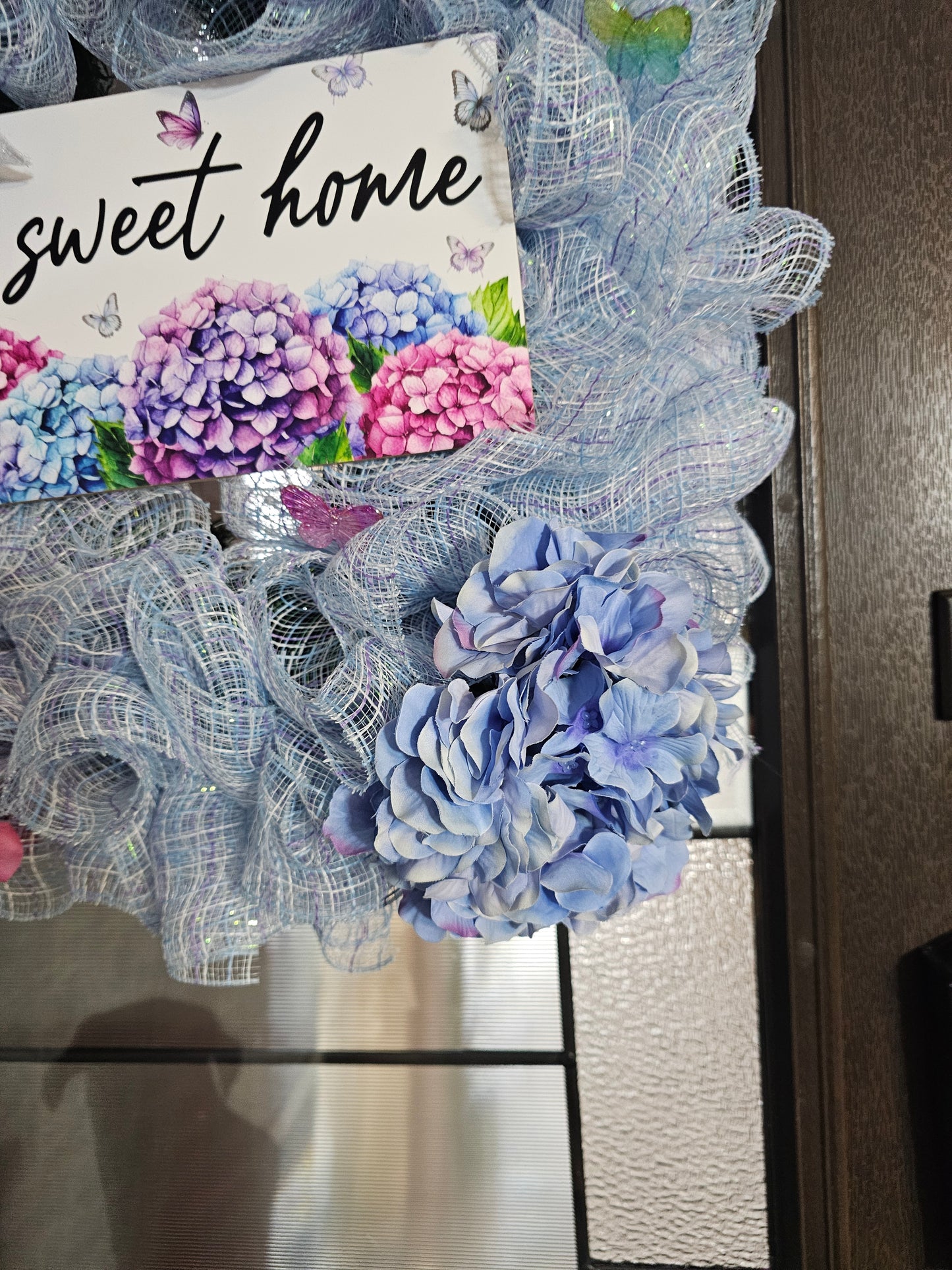 Home Sweet Home Hydrangea Wreath