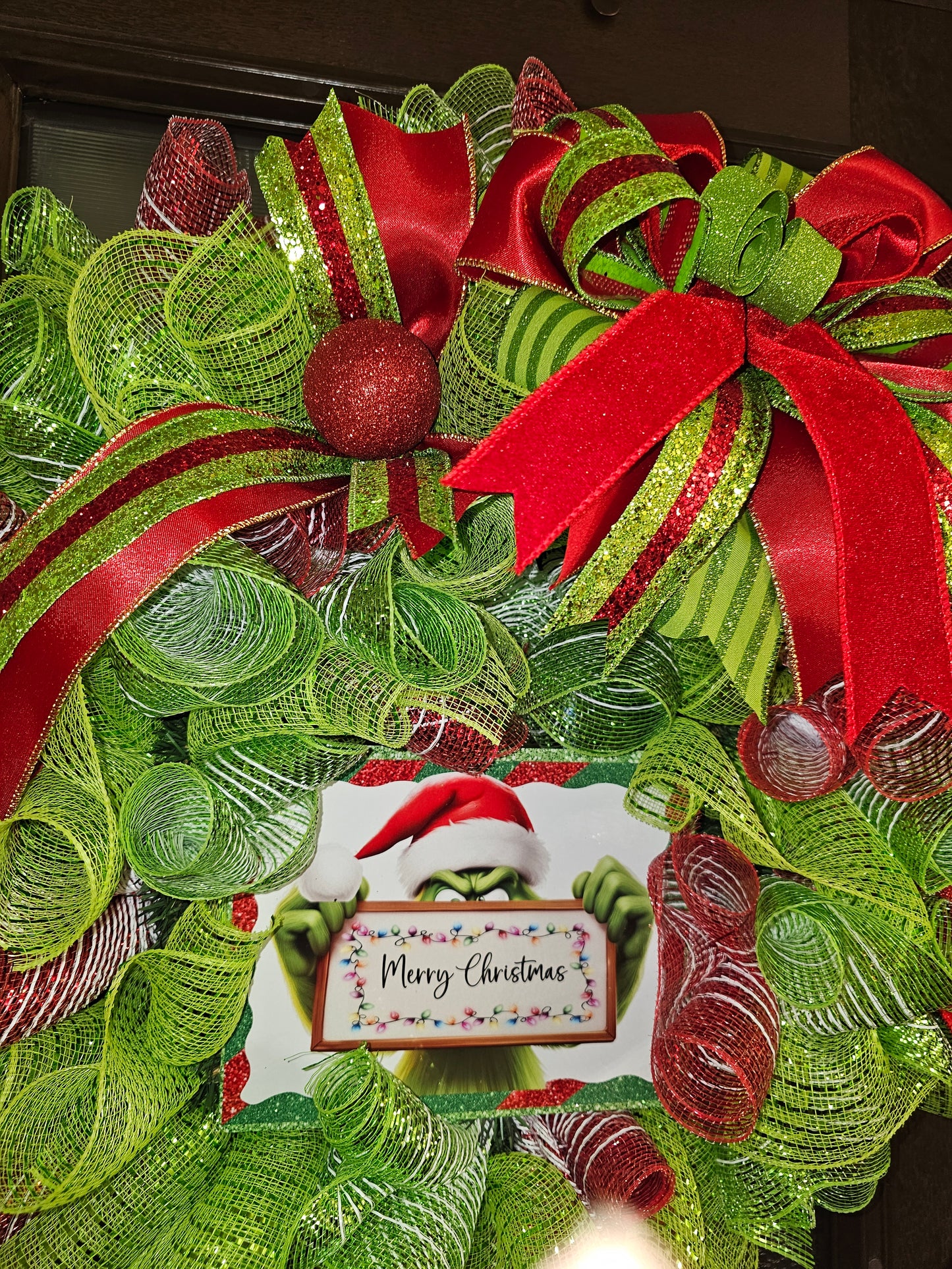 Grinchy Christmas Cheer Wreath