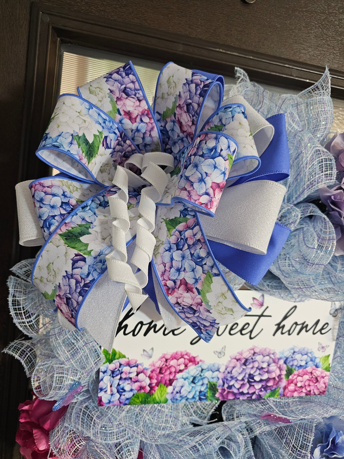 Home Sweet Home Hydrangea Wreath