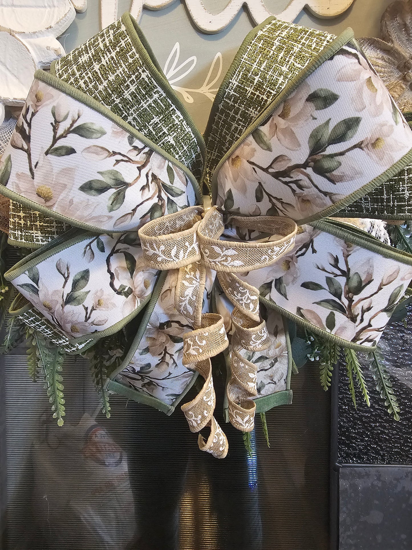 Hello Water Hyacinth Sage Wreath