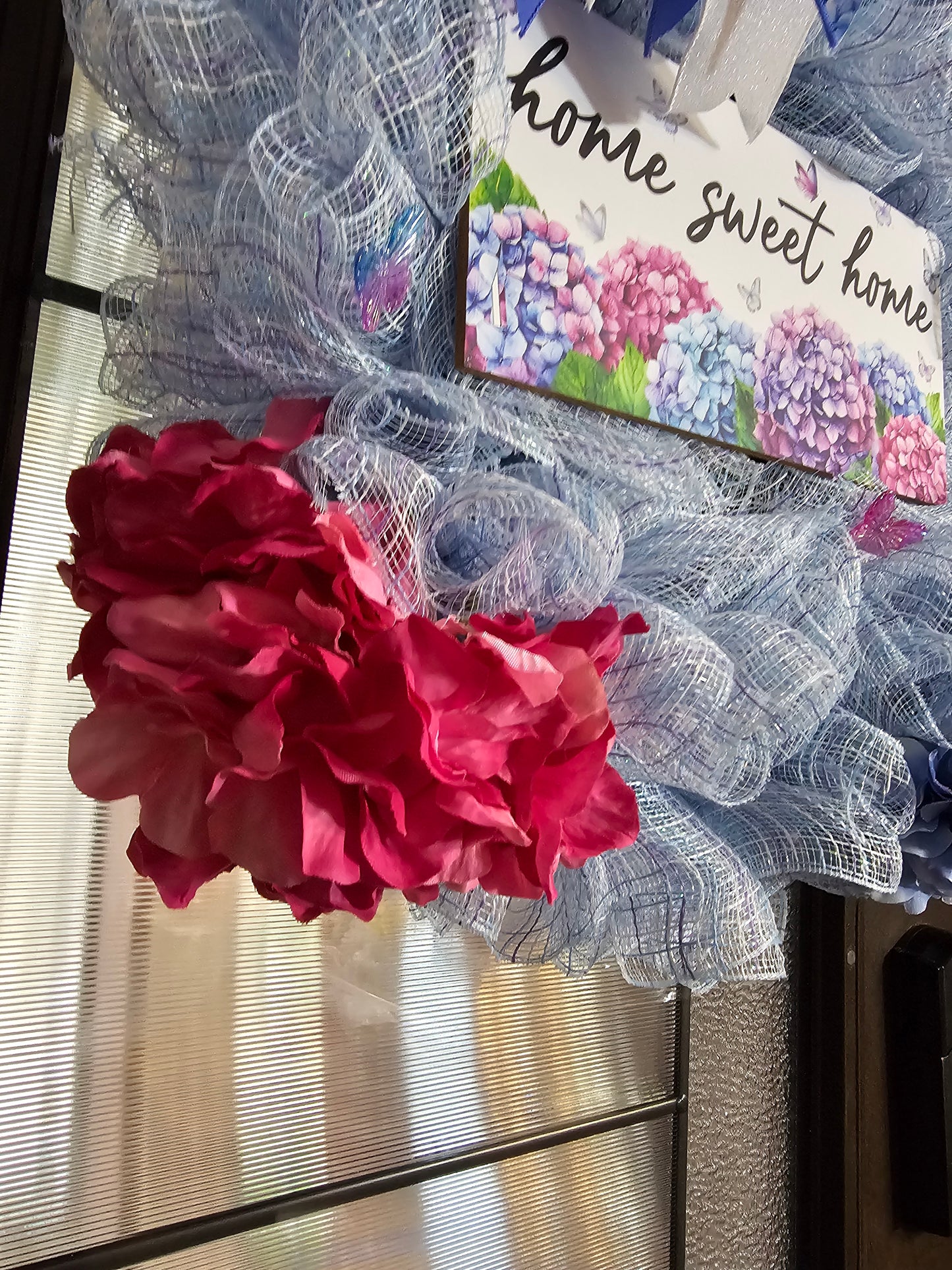 Home Sweet Home Hydrangea Wreath