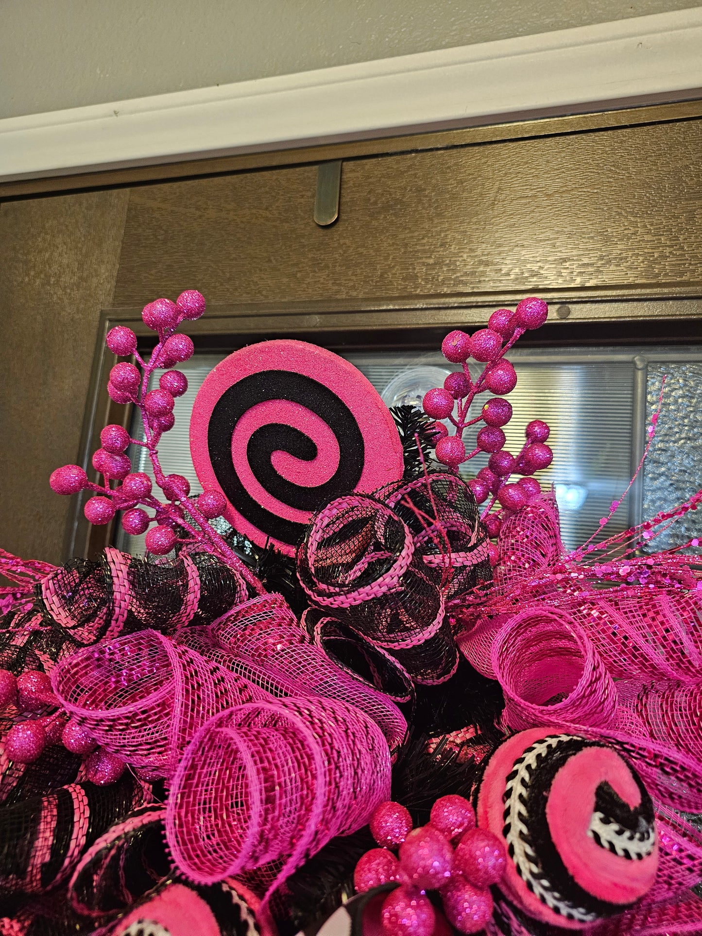 Pink & Black Peppermint Glam Fantasy