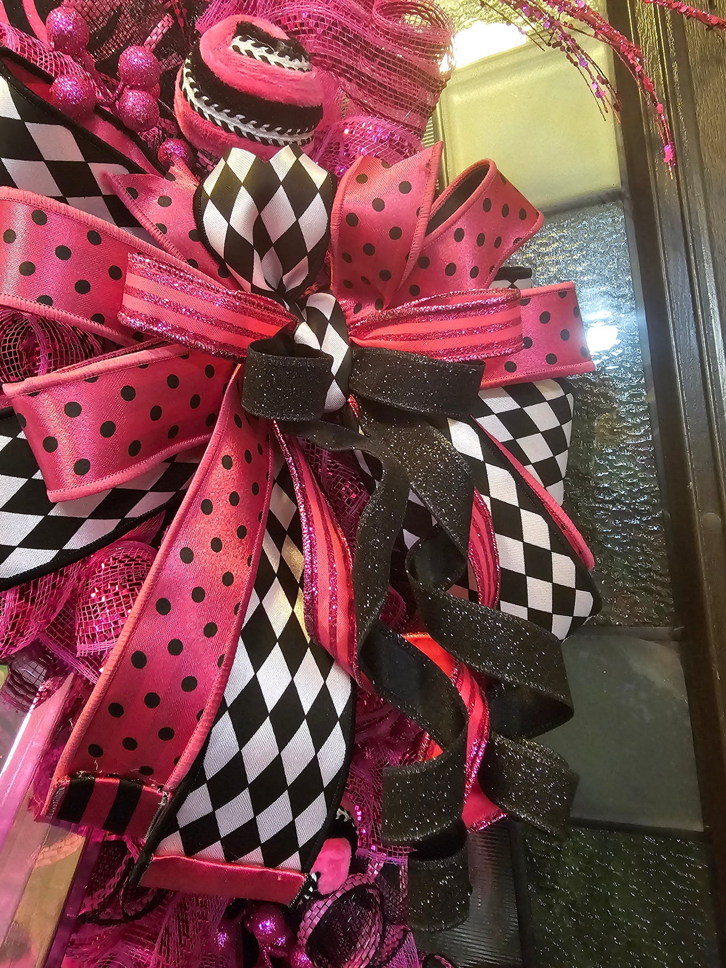 Pink & Black Peppermint Glam Fantasy