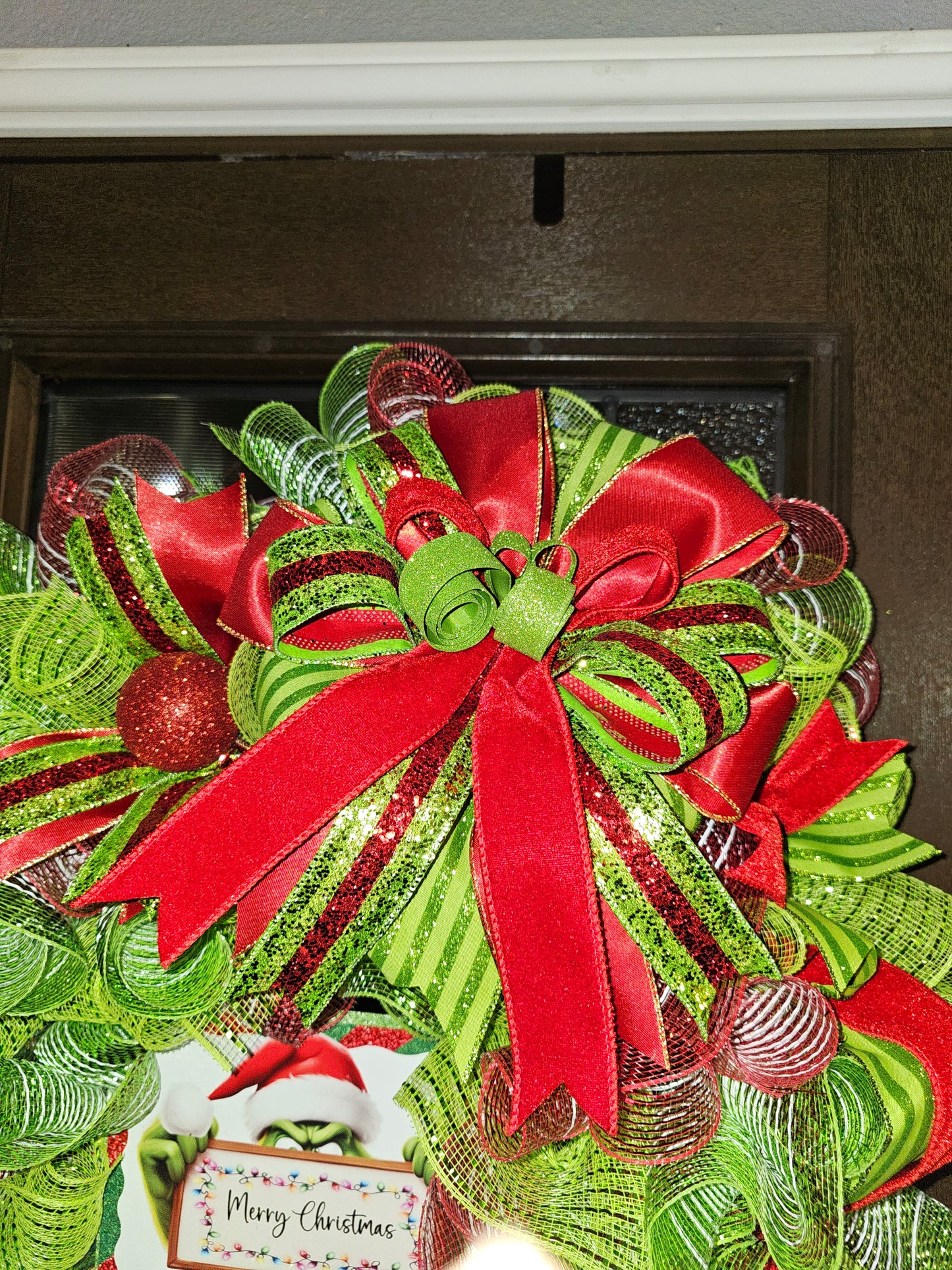 Grinchy Christmas Cheer Wreath